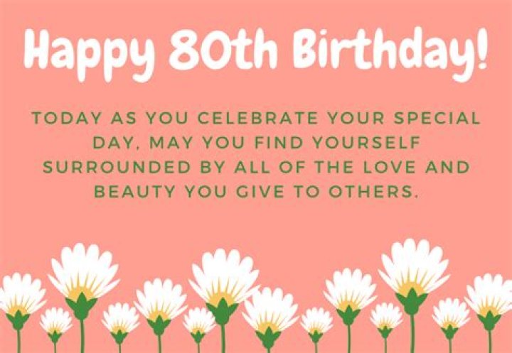 80th Birthday Messages For A Friend