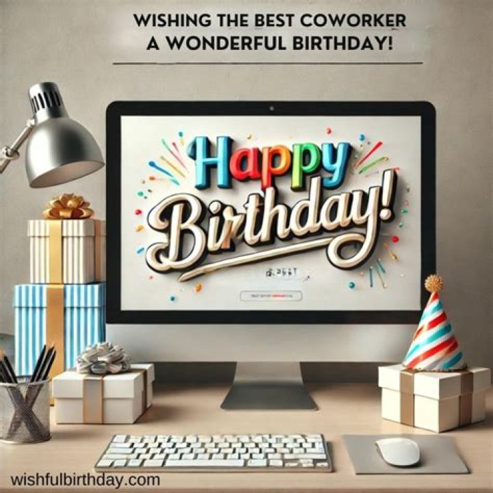 Birthday Wishes Coworker