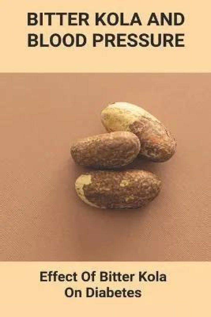Can Bitter Kola Lower Blood Pressure