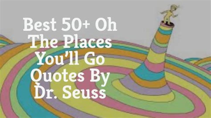 Dr Seuss Quotes Oh The Places You'll Go