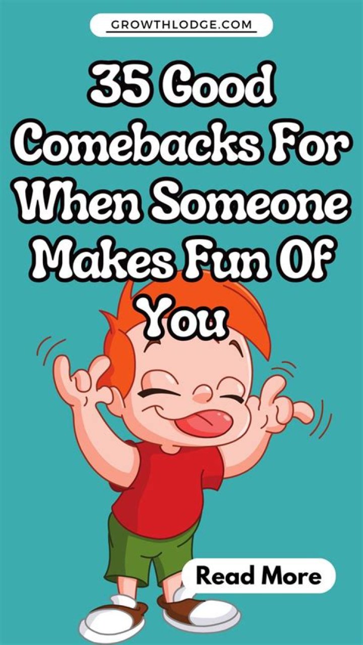 Good Comebacks For Men