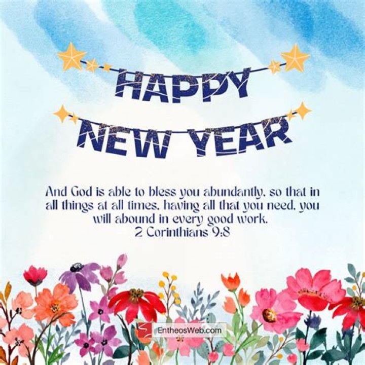 Happy New Year Biblical Wishes