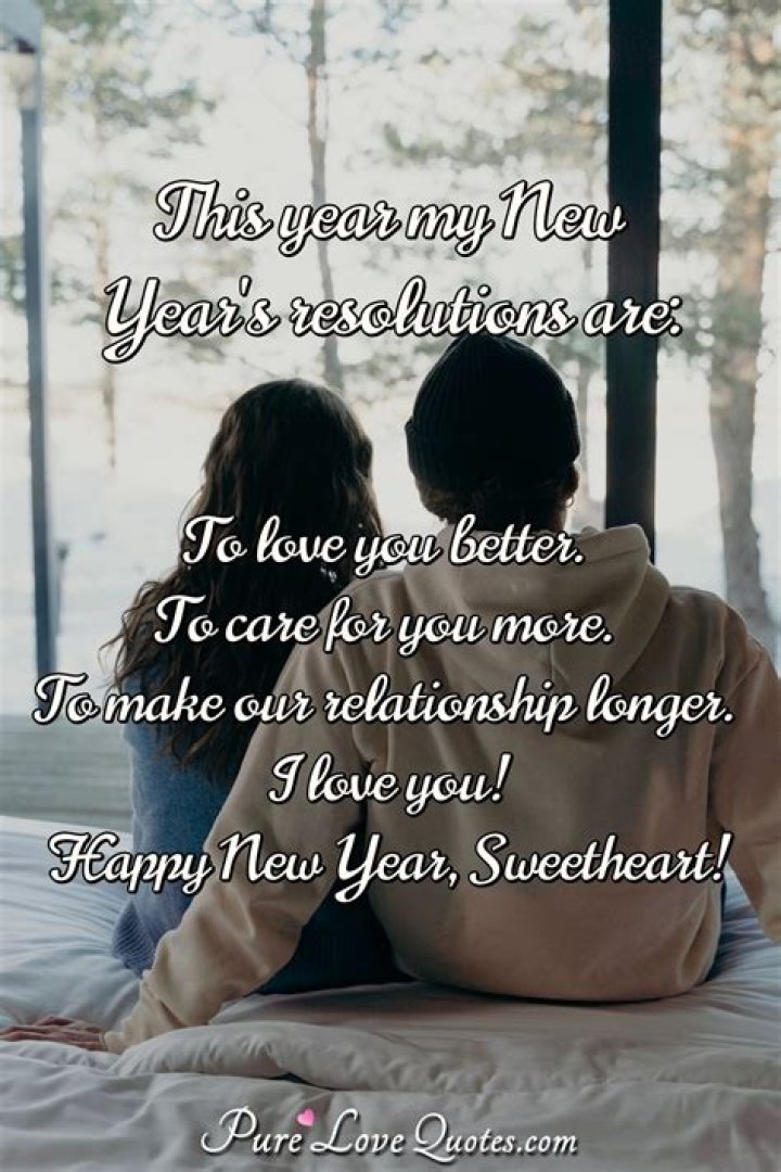 Happy New Year Wishes For My Love Long Distance