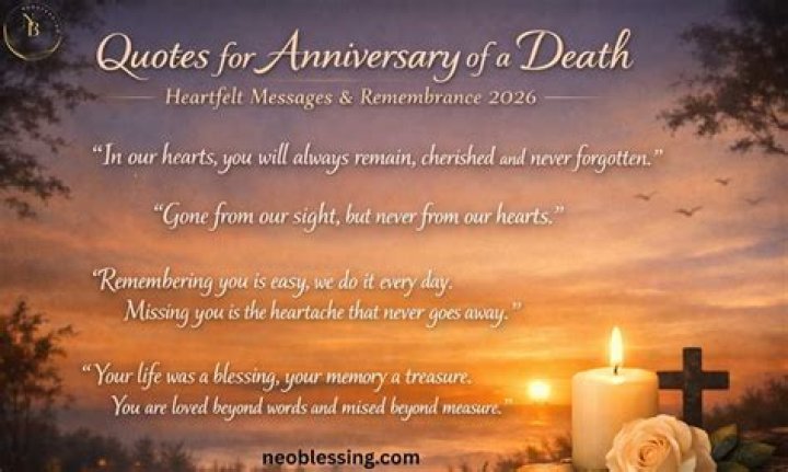 Heartfelt Death Anniversary Quotes For Remembrance