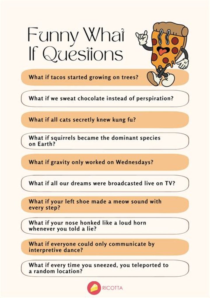 Hilarious What If Questions