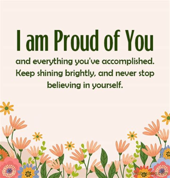 I Proud Of You Quotes