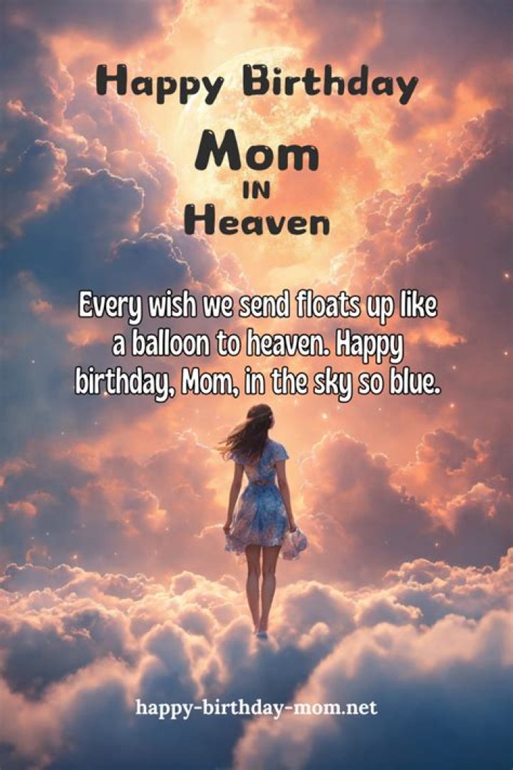 Mom Heavenly Birthday Wishes