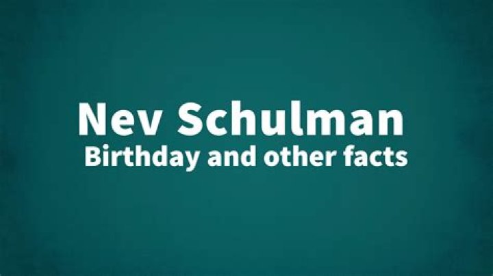 Nev Schulman Birthday