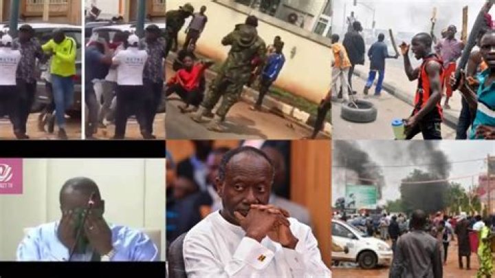 Niger Finance Minister Cries