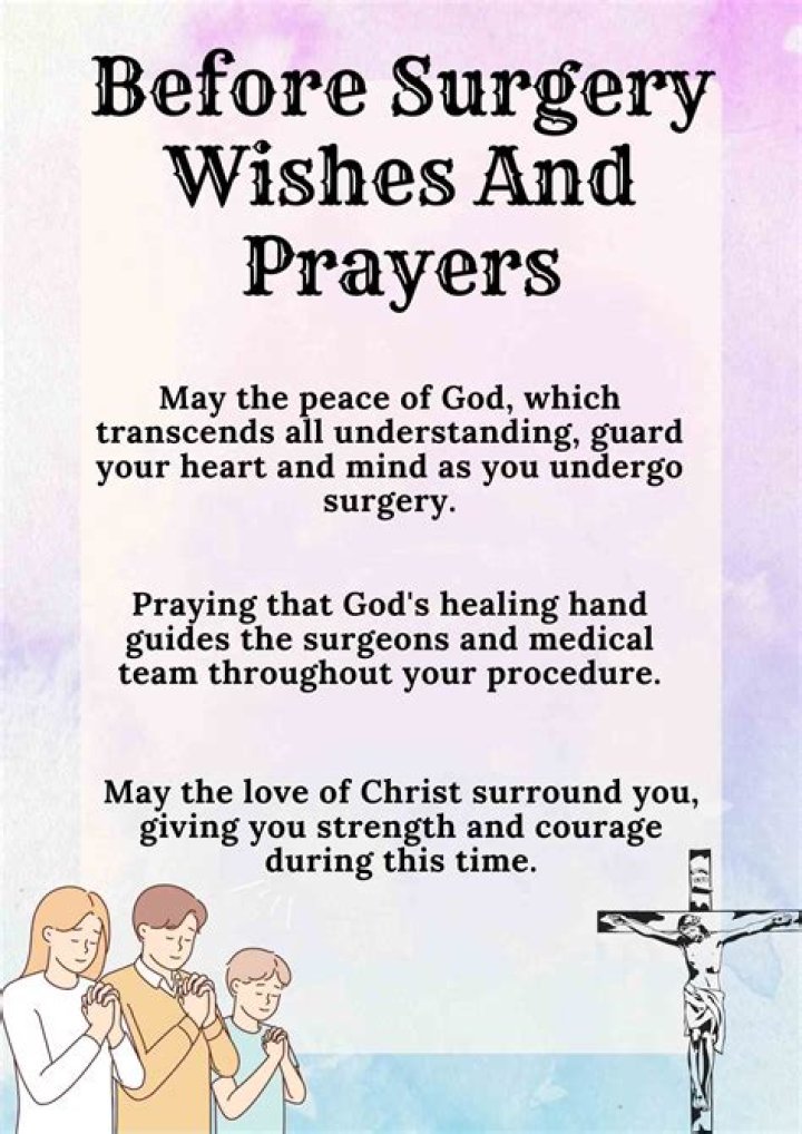 Prayers For Surgery For Friend