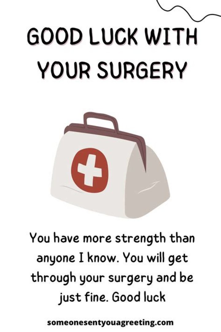 Surgery Good Wishes